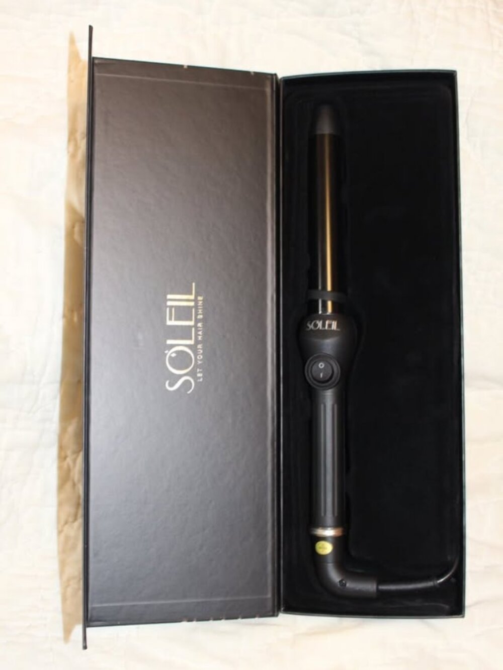 Soleil curling iron (Black)